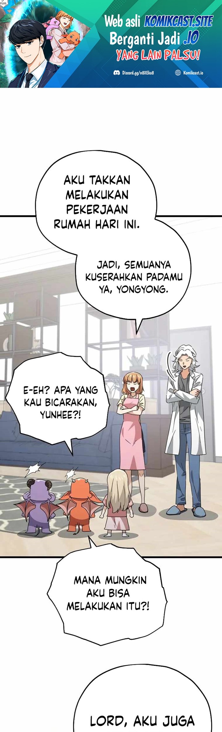 Manhwa My Dad Is Too Strong Chapter 141 gambar nomor 2