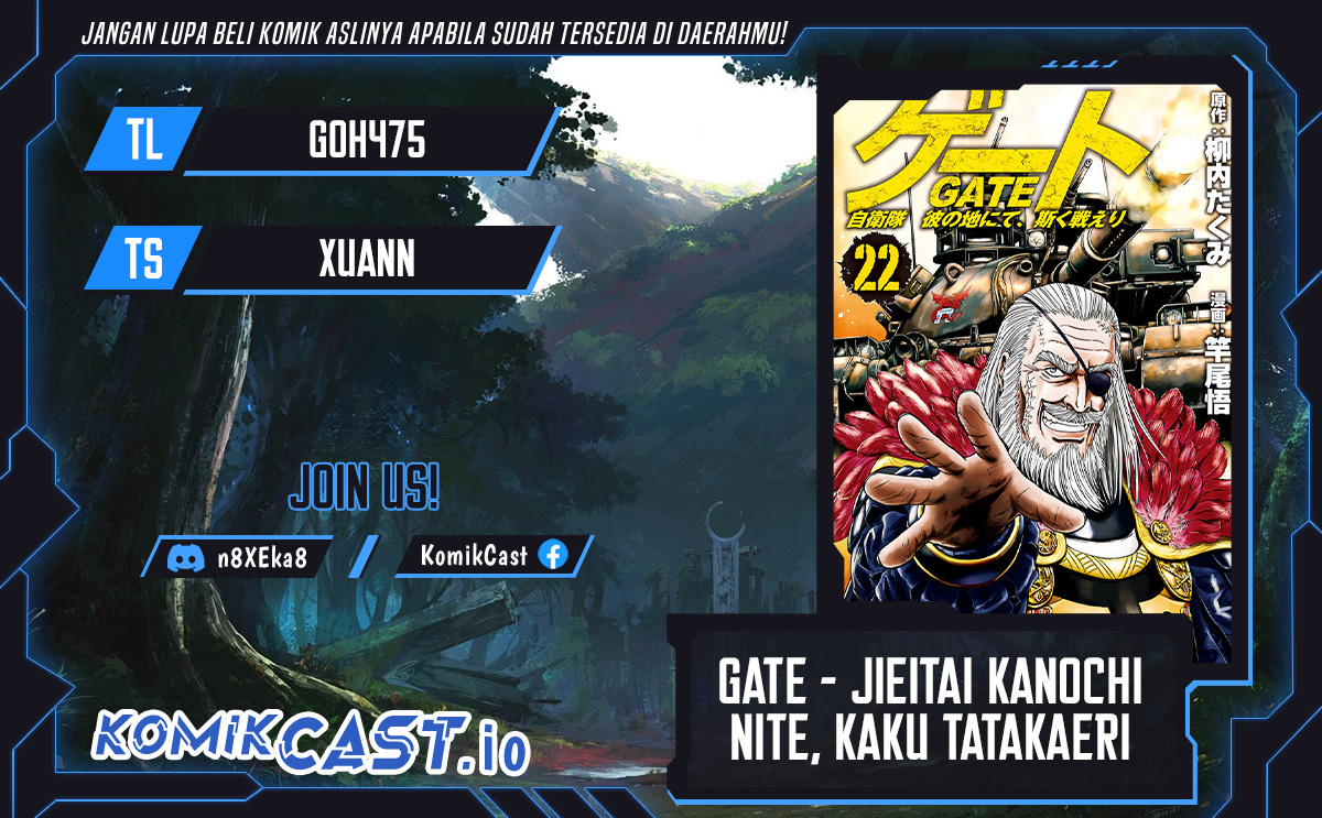 Komik Gate – Jietai Kare no Chi nite Kaku Tatakeri Chapter 124 gambar nomor 1