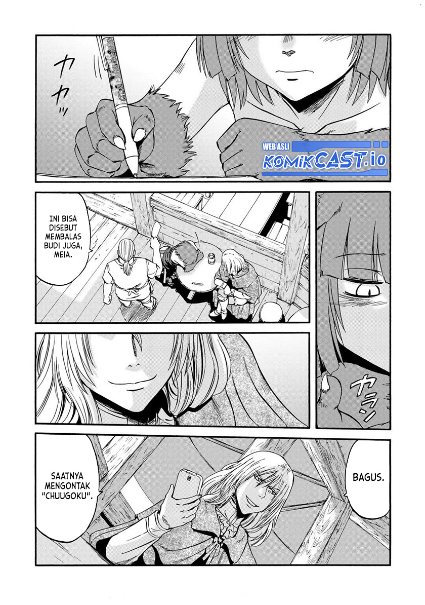 Gate – Jietai Kare no Chi nite Kaku Tatakeri Chapter 124 Gambar 12