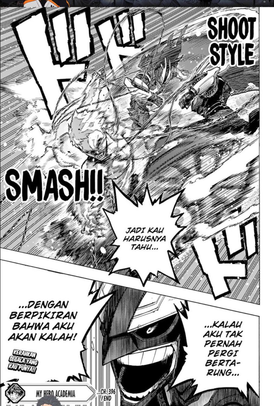 Boku no Hero Academia Chapter 396 Gambar 14