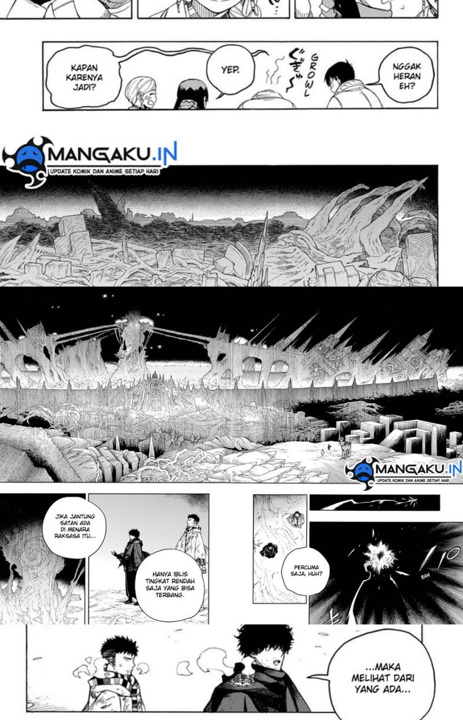 Ao no Exorcist Chapter 143.2 Gambar 3