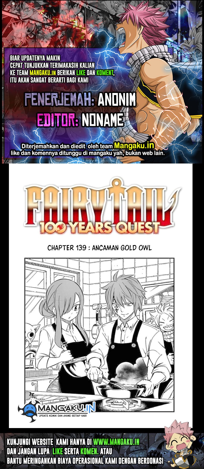 Komik Fairy Tail: 100 Years Quest Chapter 139 gambar nomor 1