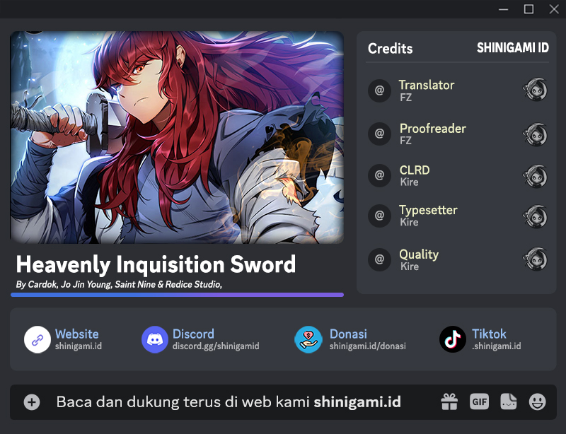 Komik Heavenly Inquisition Sword Chapter 61 gambar nomor 1