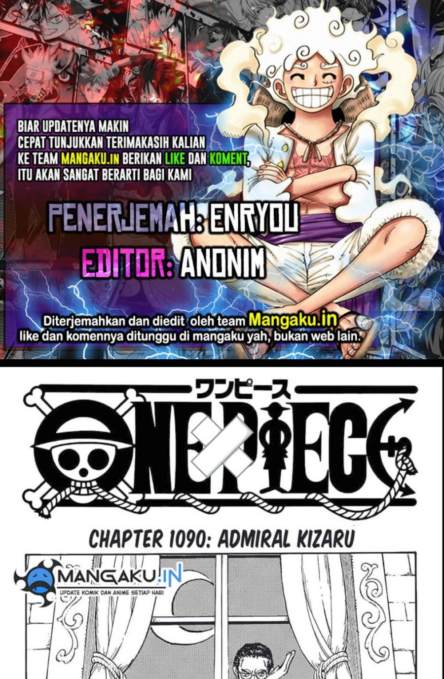 Komik One Piece Chapter 1090 gambar nomor 1
