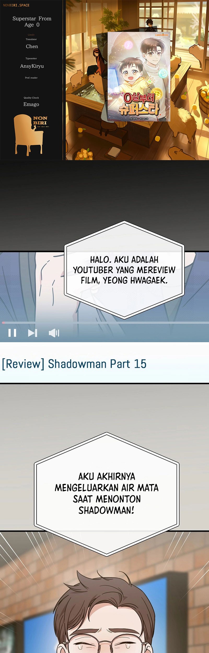 Komik Superstar From Age 0 Chapter 19 gambar nomor 1