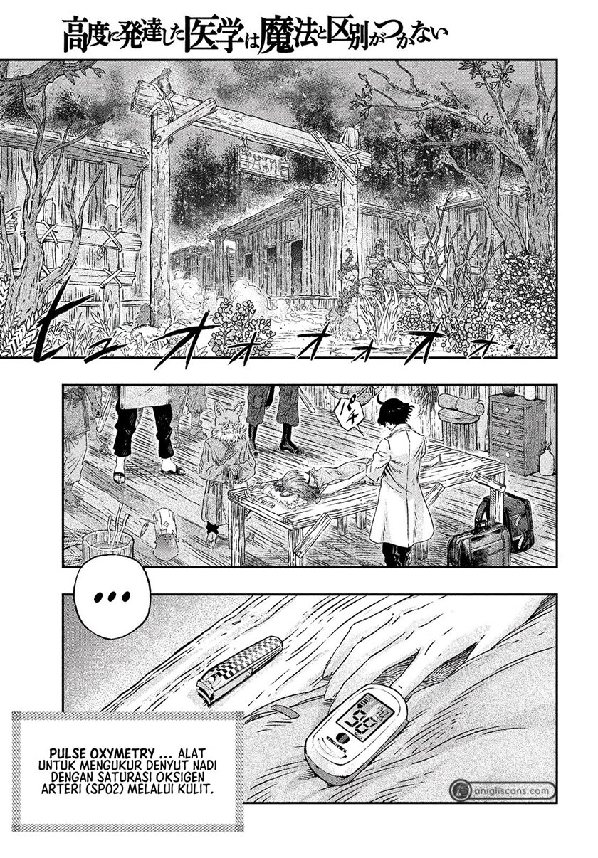 Koudou ni Hattatsu Shita Igaku wa Mahou to Kubetsu ga Tsukanai Chapter 02 Gambar 9