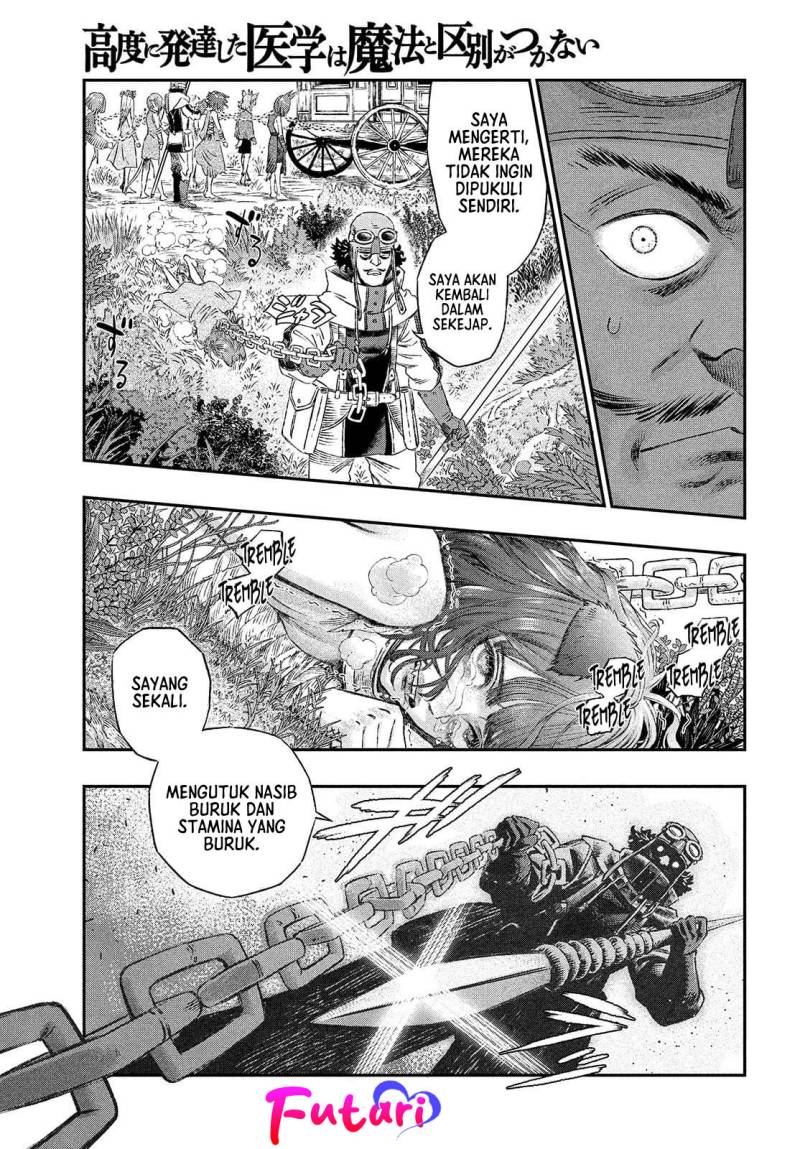 Koudou ni Hattatsu Shita Igaku wa Mahou to Kubetsu ga Tsukanai Chapter 01 Gambar 34