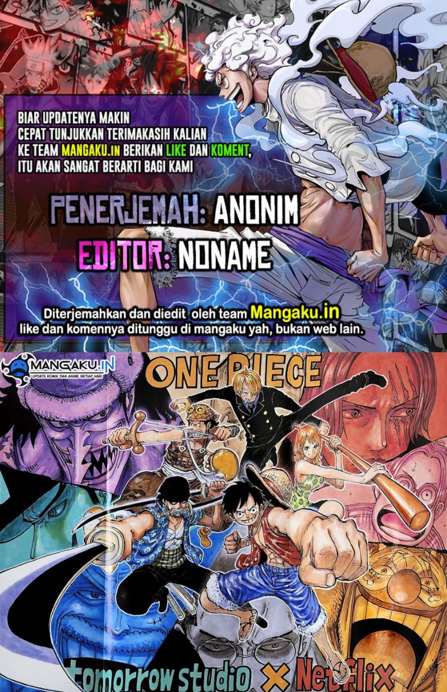Komik One Piece Chapter 1088 gambar nomor 1
