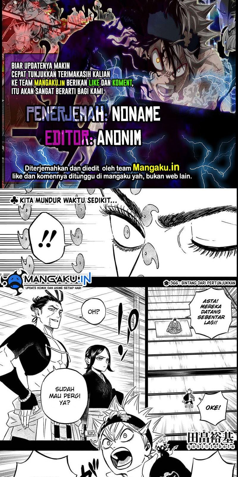 Komik Black Clover Chapter 366 gambar nomor 1