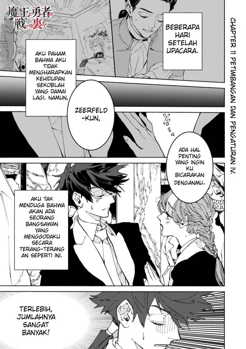 Manga Maou to Yuusha no Tatakai no Ura de Chapter 11 gambar nomor 2