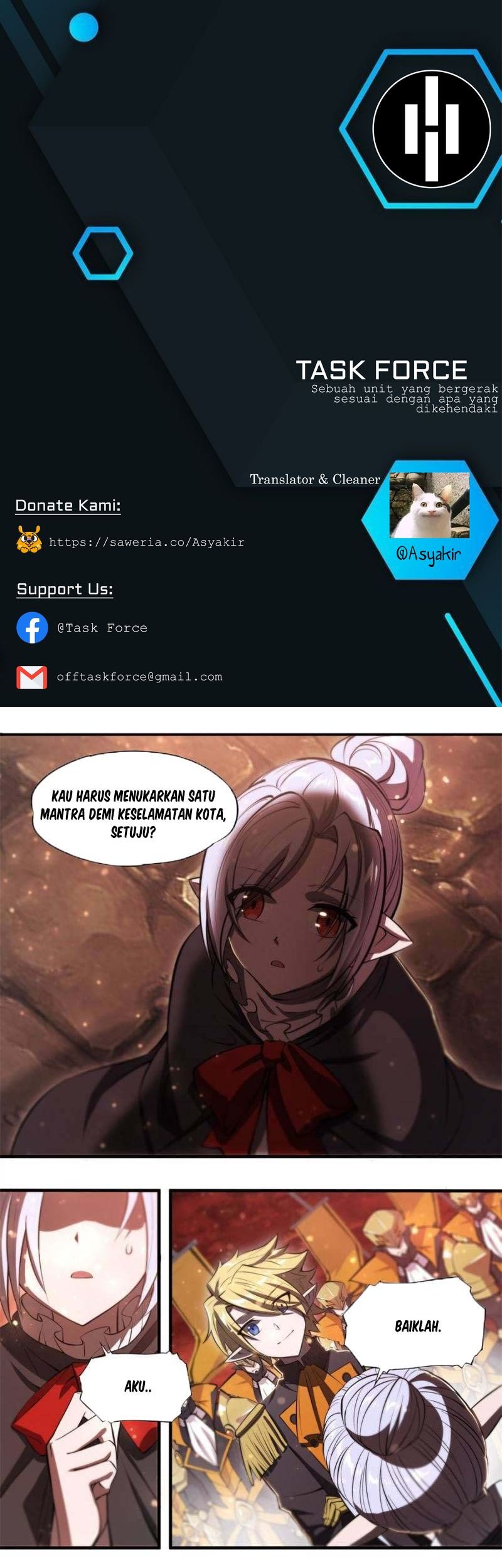 Komik The Blood Princess And The Knight Chapter 261 gambar nomor 1