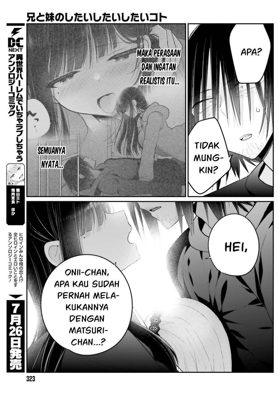 Ani to Imouto no Shitai Shitai Shitai Koto Chapter 15 Gambar 12