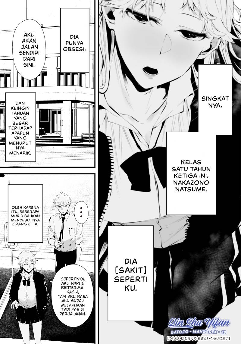 Manga Tsurenai Hodo Aokute Azatoi Kurai ni Akai Chapter 11 gambar nomor 2