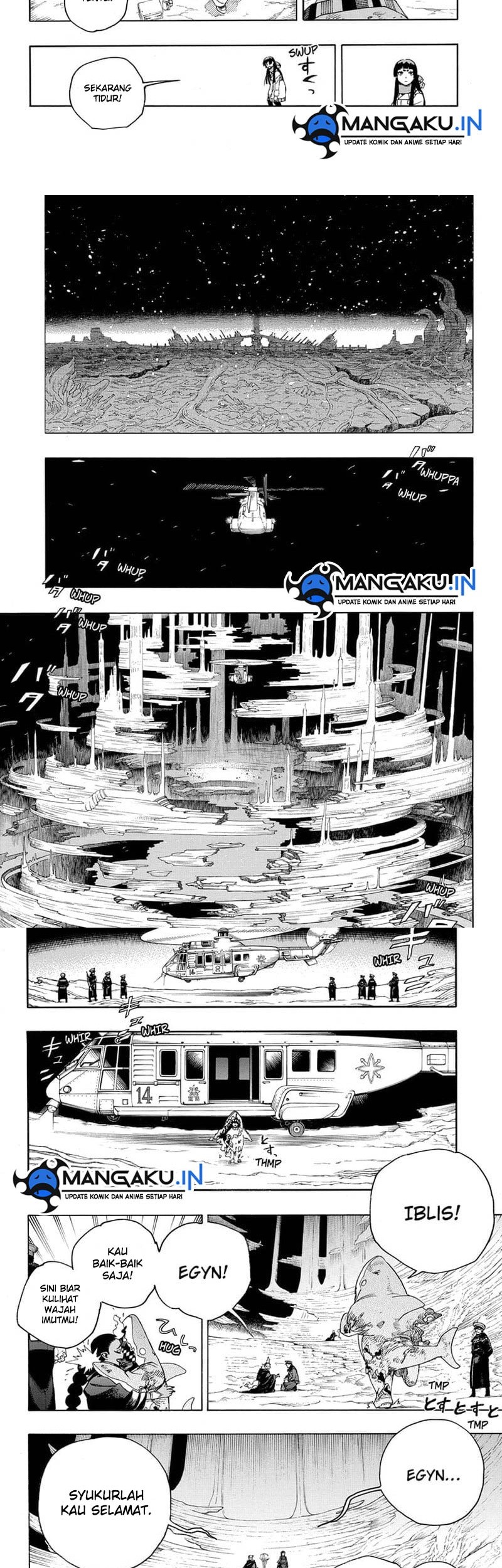 Ao no Exorcist Chapter 144.2 Gambar 3