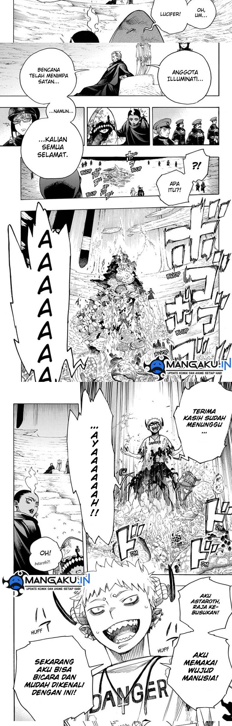 Ao no Exorcist Chapter 144.2 Gambar 4