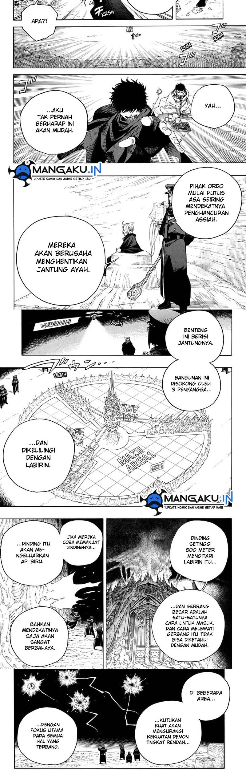 Ao no Exorcist Chapter 144.2 Gambar 8