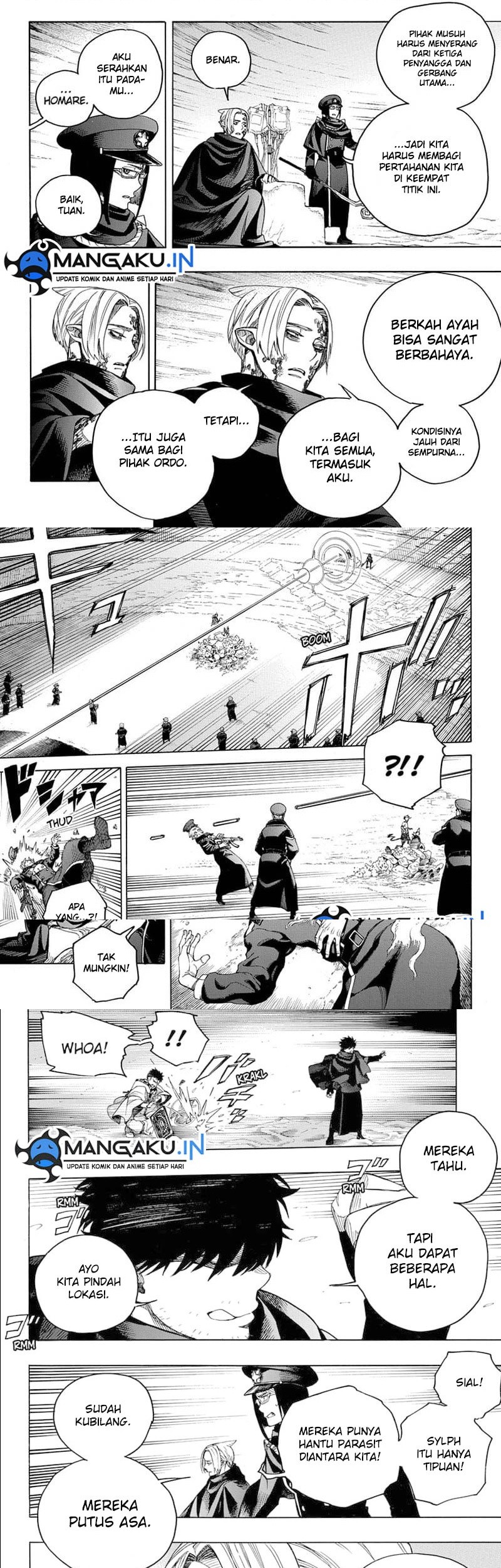 Ao no Exorcist Chapter 144.2 Gambar 9