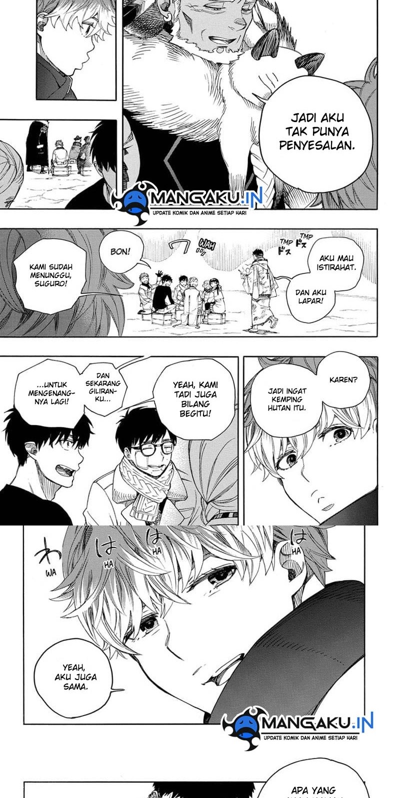 Ao no Exorcist Chapter 144.1 Gambar 4