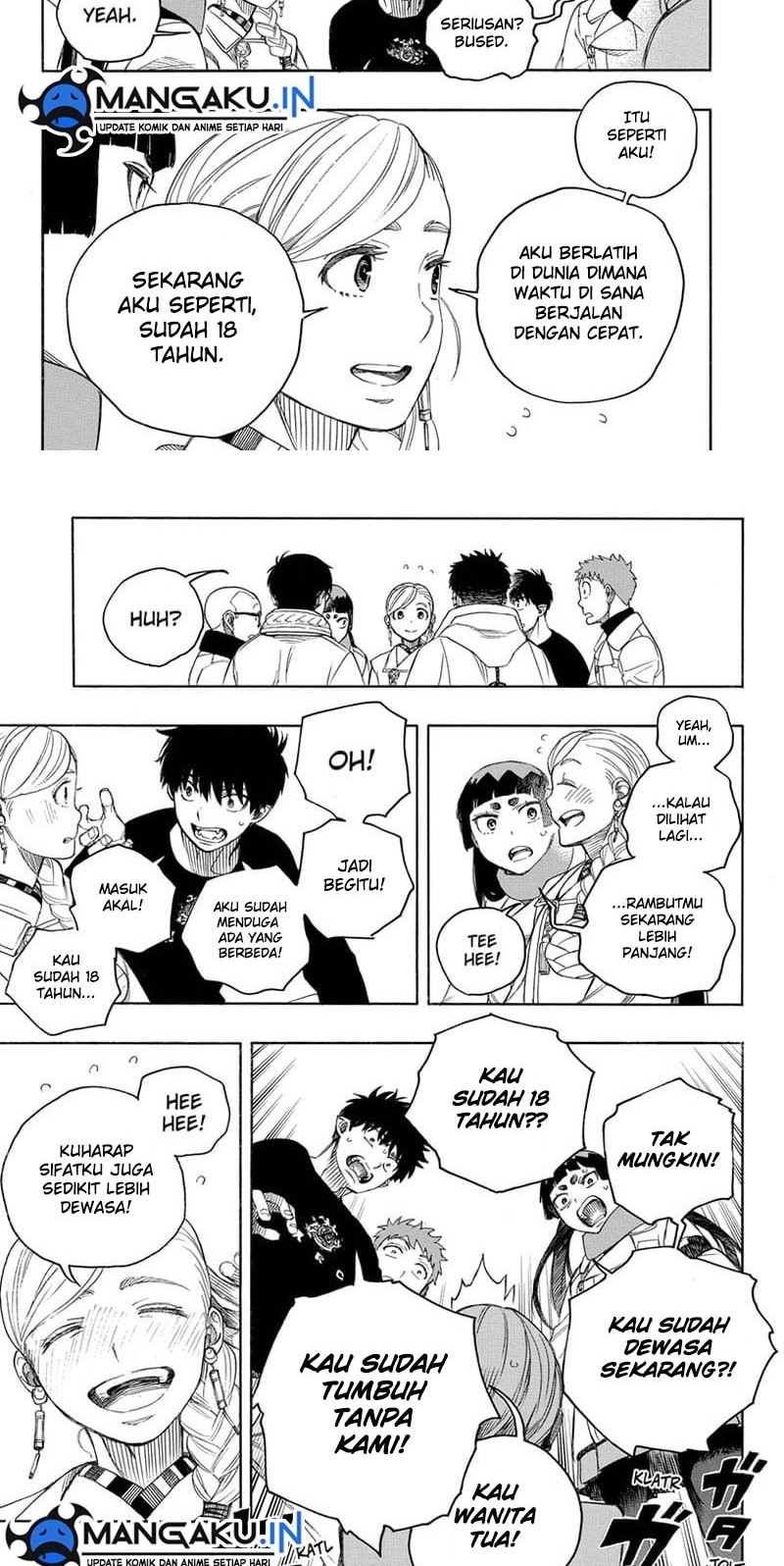 Ao no Exorcist Chapter 144.1 Gambar 6