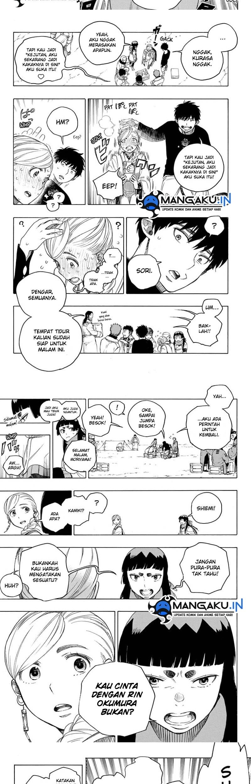 Ao no Exorcist Chapter 144.1 Gambar 7