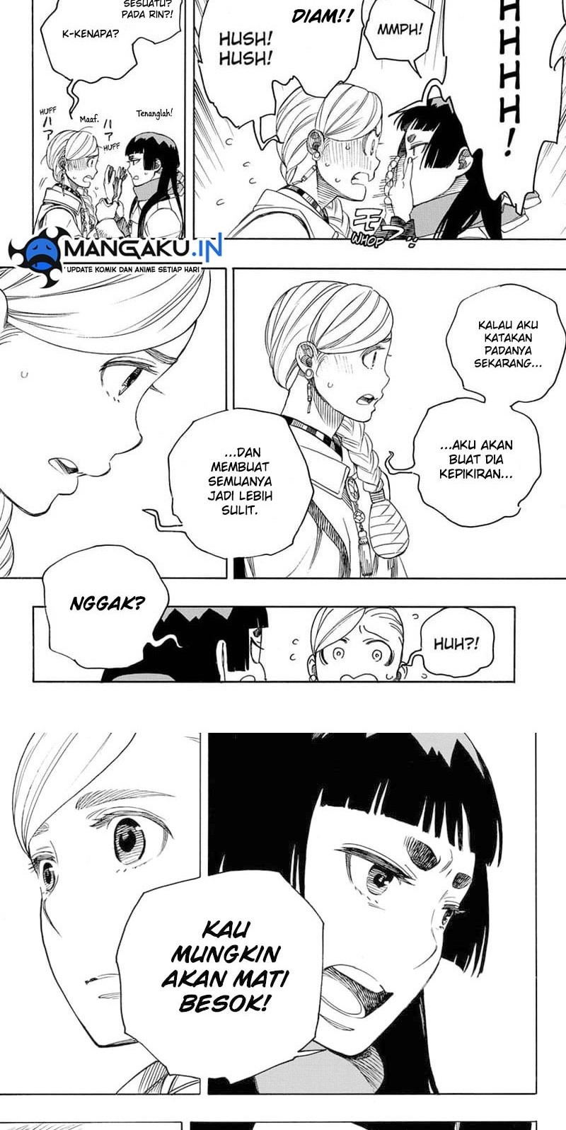 Ao no Exorcist Chapter 144.1 Gambar 8