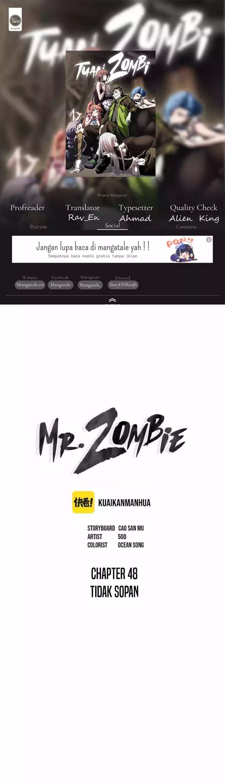 Komik Mr. Zombie Chapter 48 gambar nomor 1