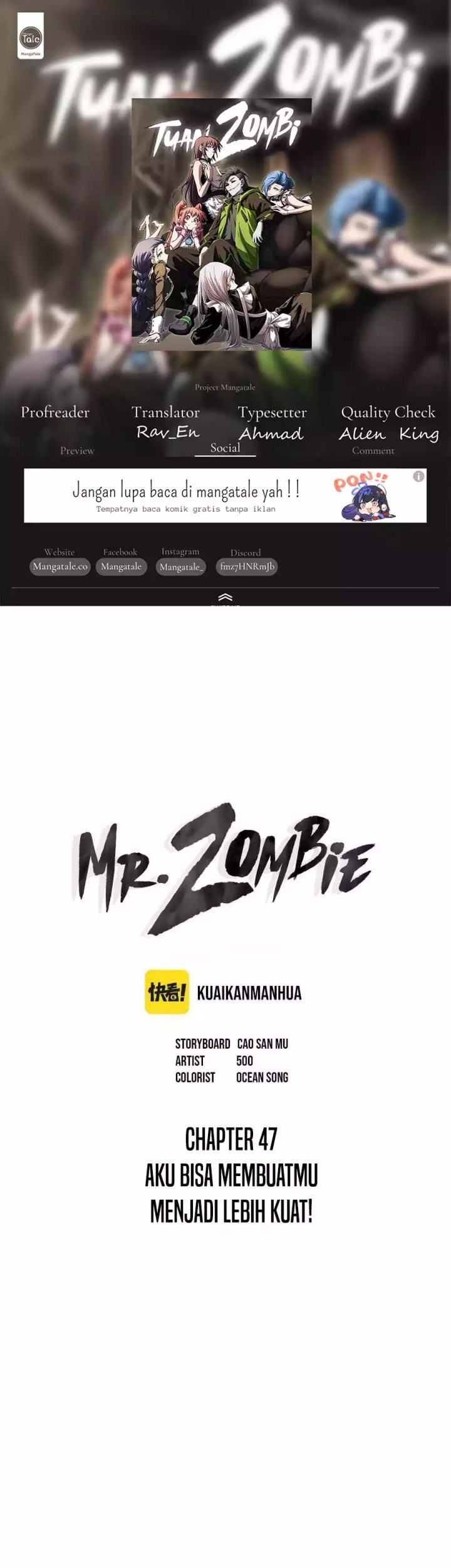 Komik Mr. Zombie Chapter 47 gambar nomor 1