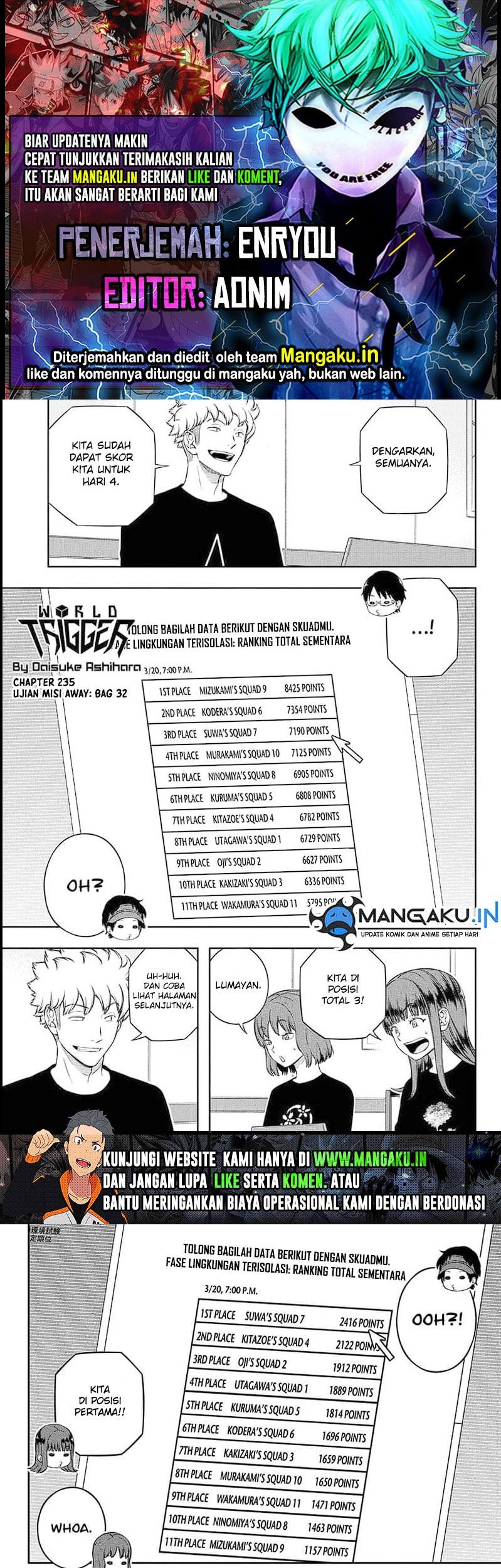 Komik World Trigger Chapter 235 gambar nomor 1