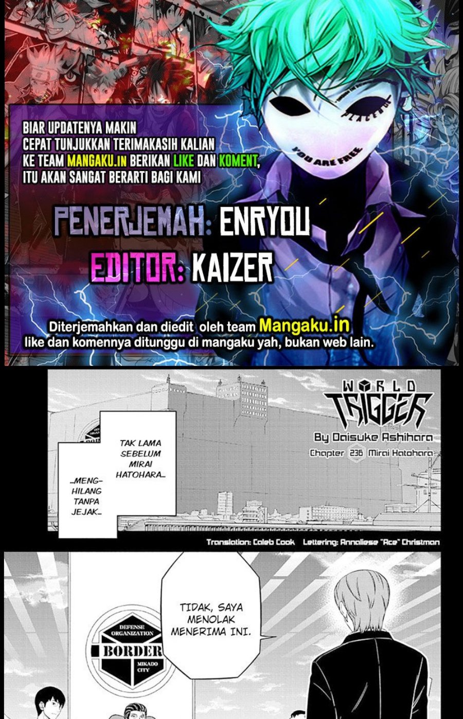 Komik World Trigger Chapter 236 gambar nomor 1