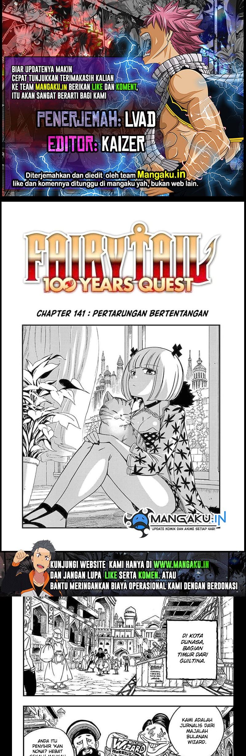 Komik Fairy Tail: 100 Years Quest Chapter 141 gambar nomor 1