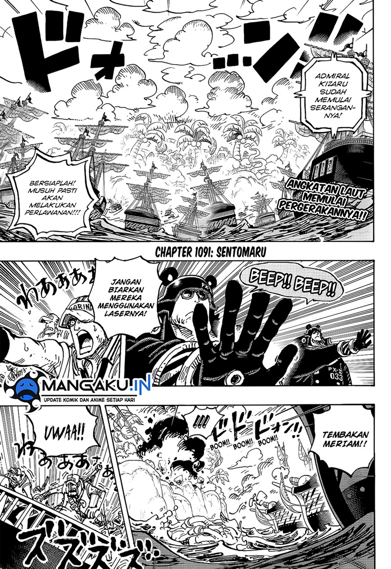 One Piece Chapter 1091 Gambar 3
