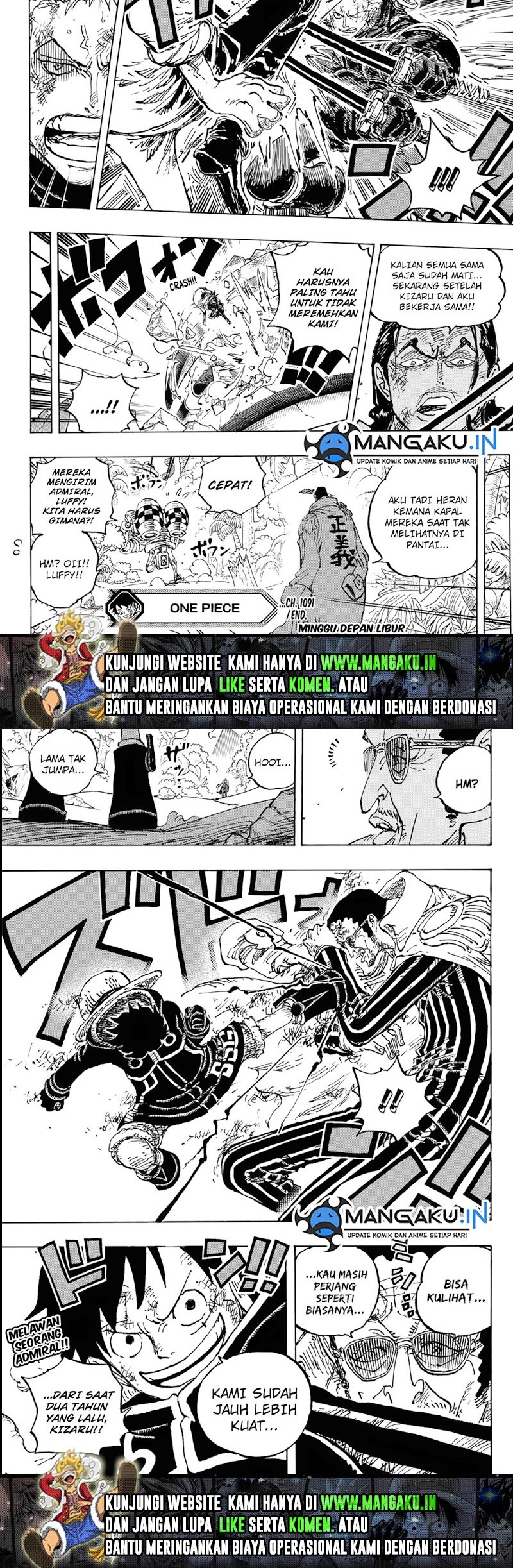 One Piece Chapter 1091 Gambar 11