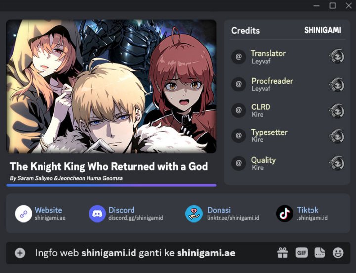 Komik The Knight King Who Returned with a God Chapter 25 gambar nomor 1