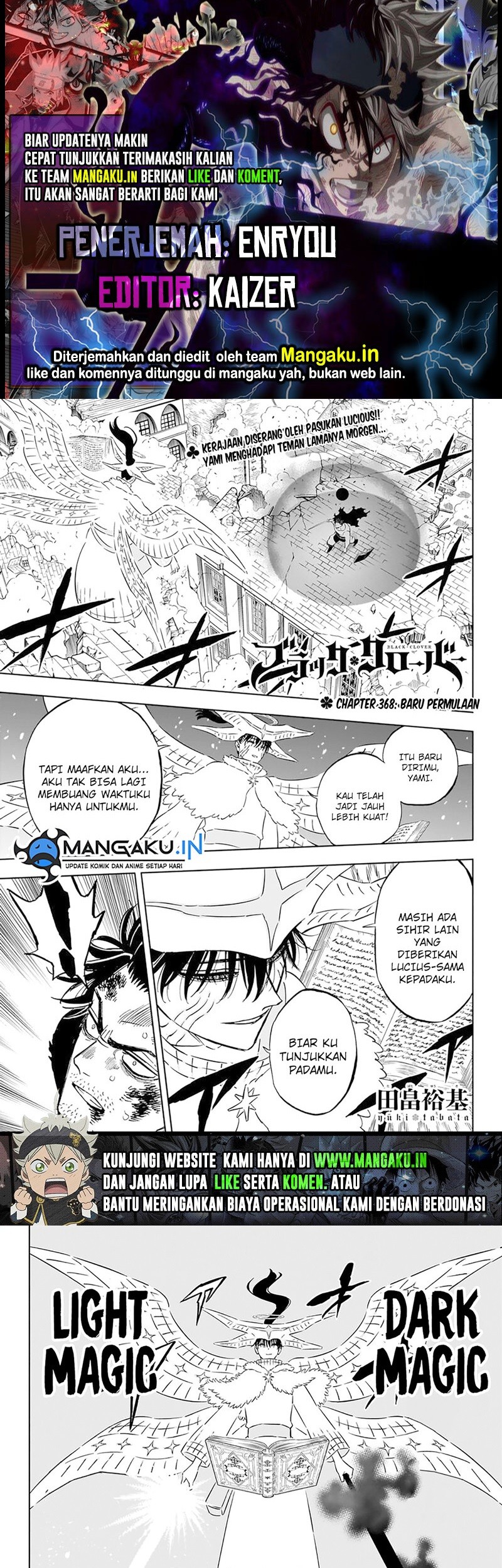 Komik Black Clover Chapter 368 gambar nomor 1