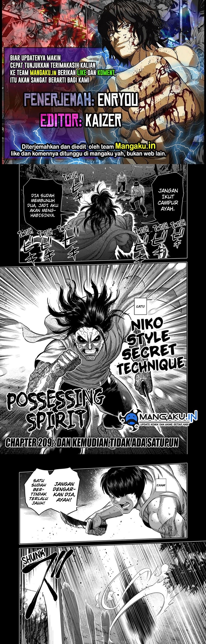 Komik Kengan Omega Chapter 209 gambar nomor 1