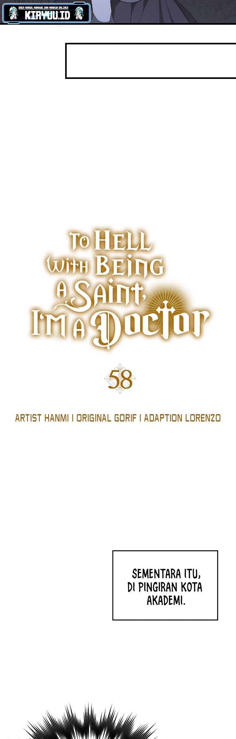 To Hell With Being a Saint, I’m a Doctor Chapter 58 Gambar 28