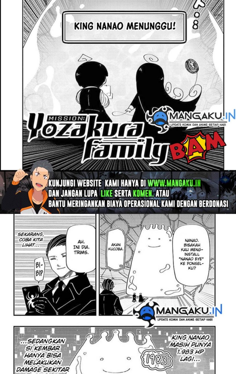 Manga Mission: Yozakura Family Chapter 190 gambar nomor 2