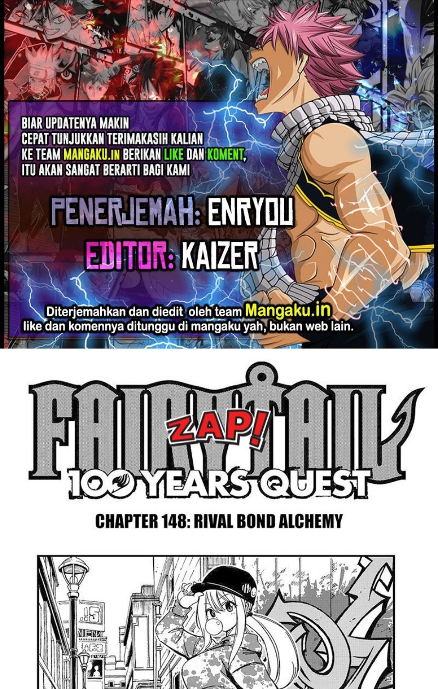 Komik Fairy Tail: 100 Years Quest Chapter 140 gambar nomor 1