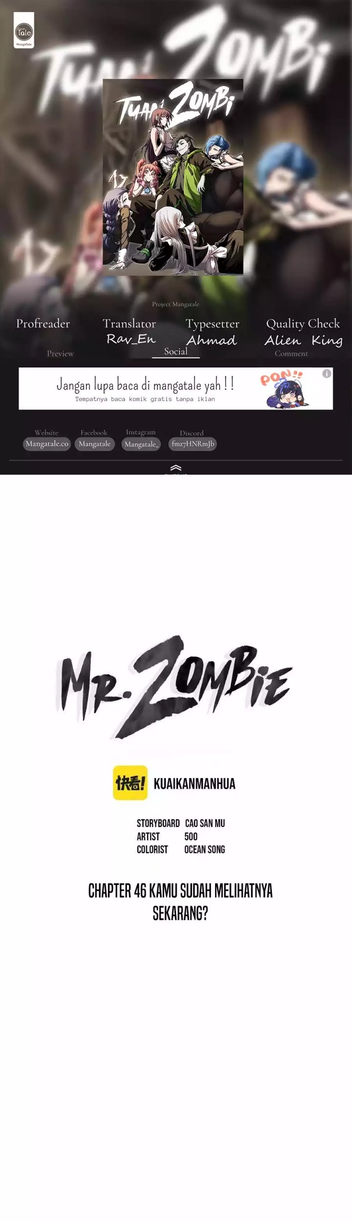 Komik Mr. Zombie Chapter 46 gambar nomor 1