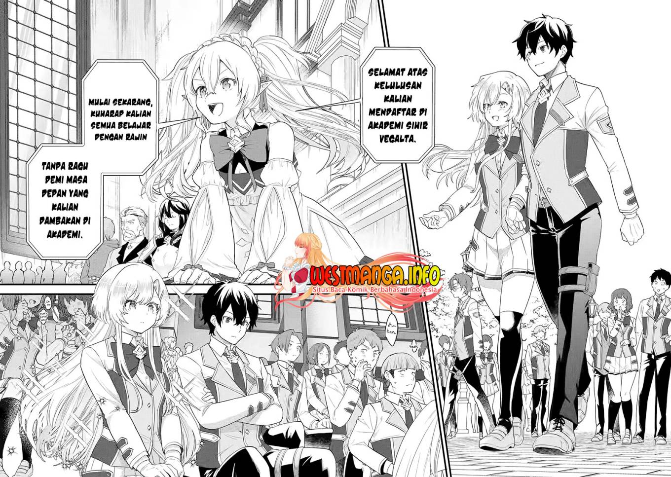 Eiyuu to Kenja no Tensei Kon Chapter 05.1 Gambar 18