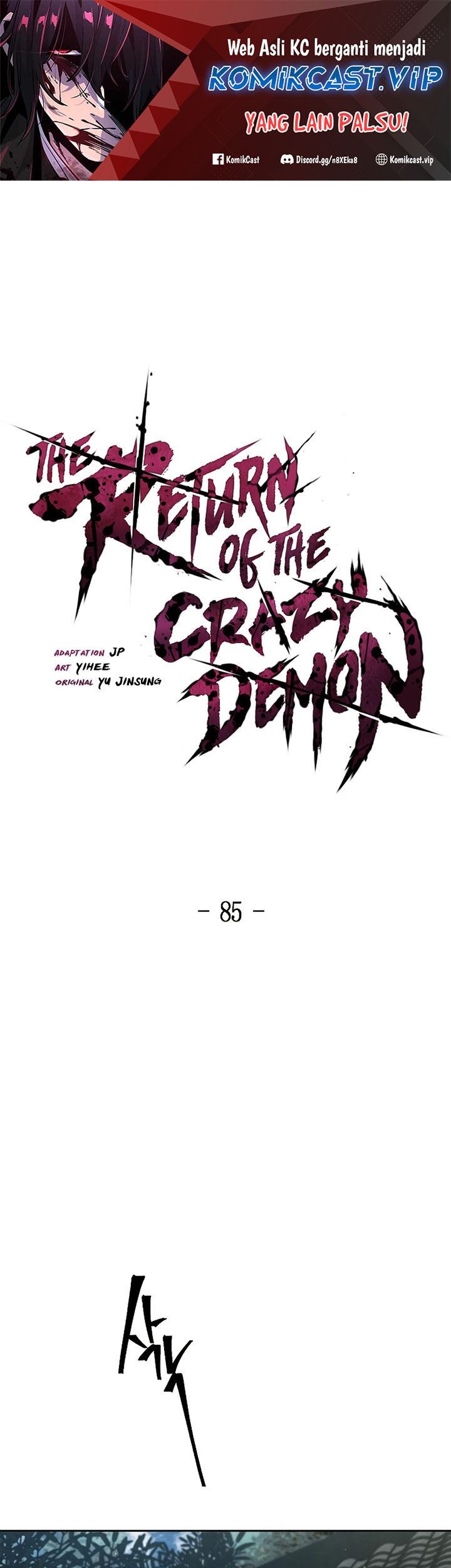 Manhwa Return of the Mad Demon Chapter 85 gambar nomor 2