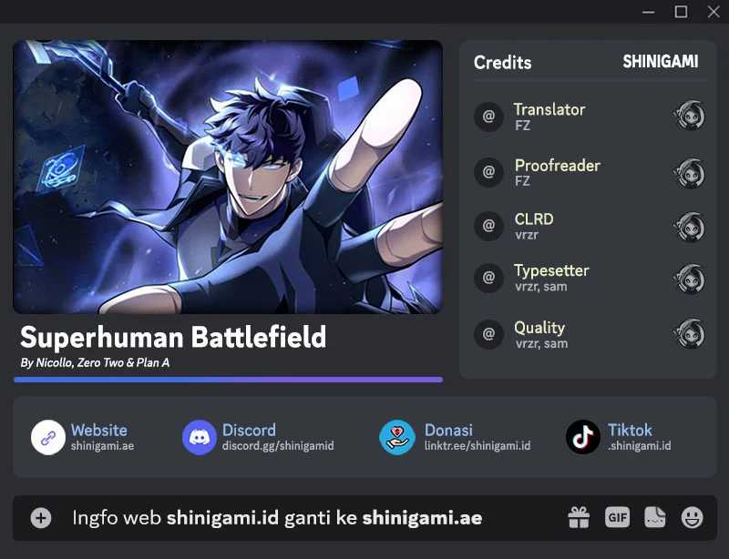 Komik Superhuman Battlefield Chapter 74 gambar nomor 1