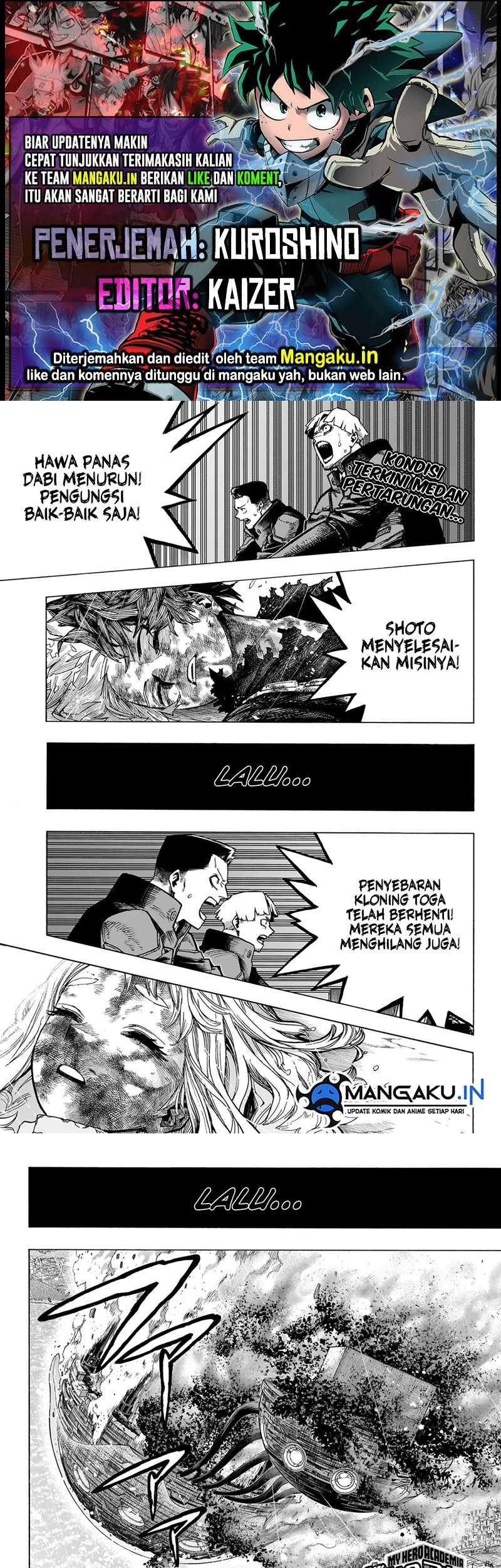 Komik Boku no Hero Academia Chapter 402 gambar nomor 1