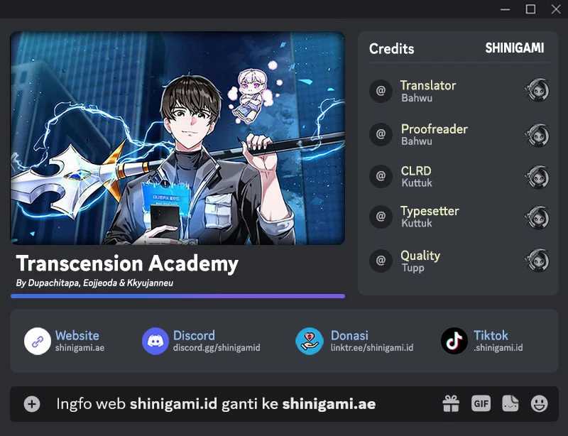 Komik Transcension Academy Chapter 76 gambar nomor 1