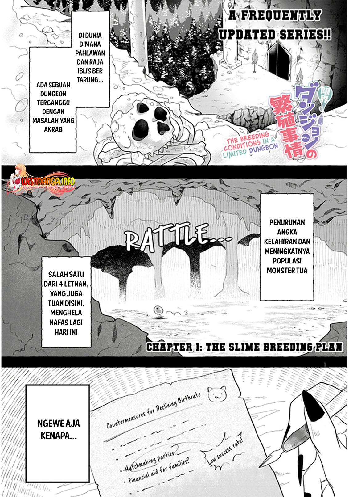 Manga Genkai Dungeon no Hanshoku Jijou Chapter 01 gambar nomor 2