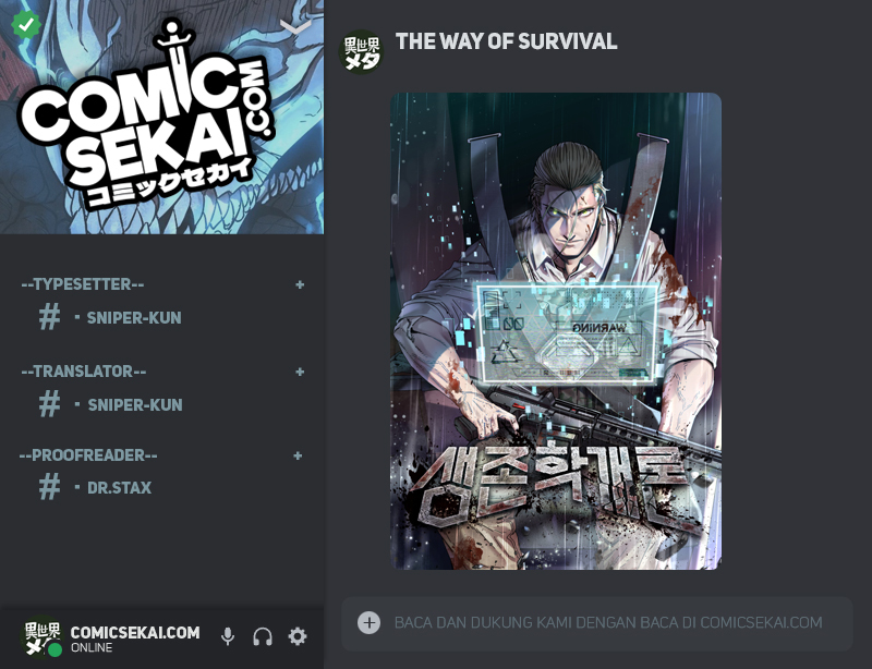 Komik The Way Of Survival Chapter 11 gambar nomor 1