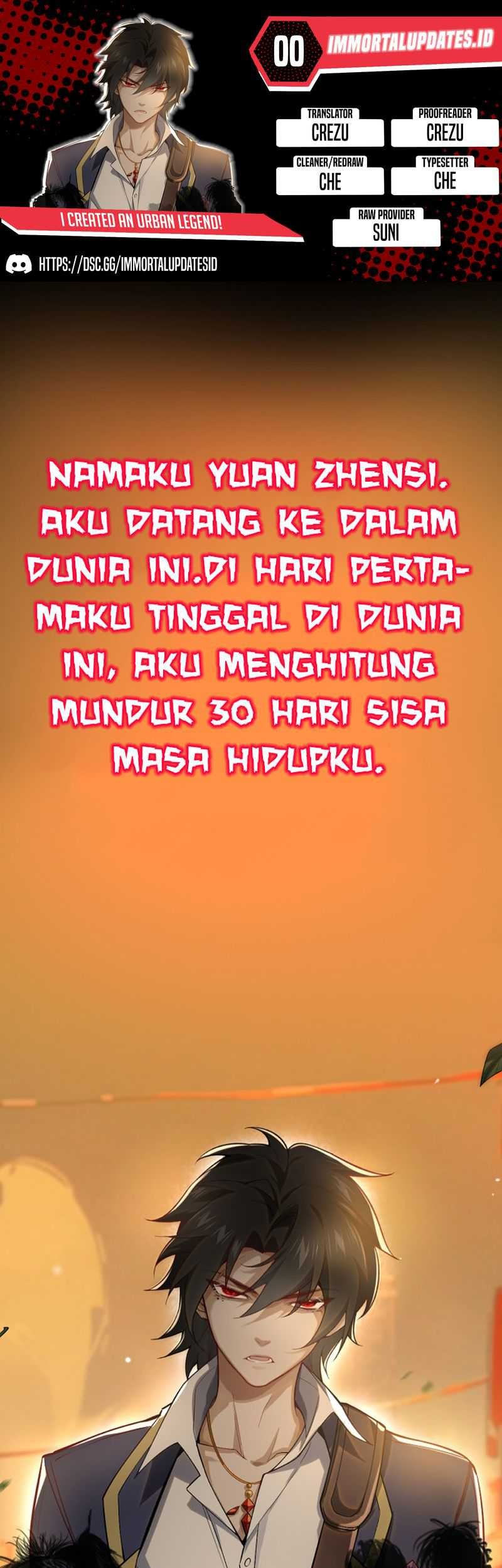 Komik I Created an Urban Legend! Chapter 00.1 gambar nomor 1