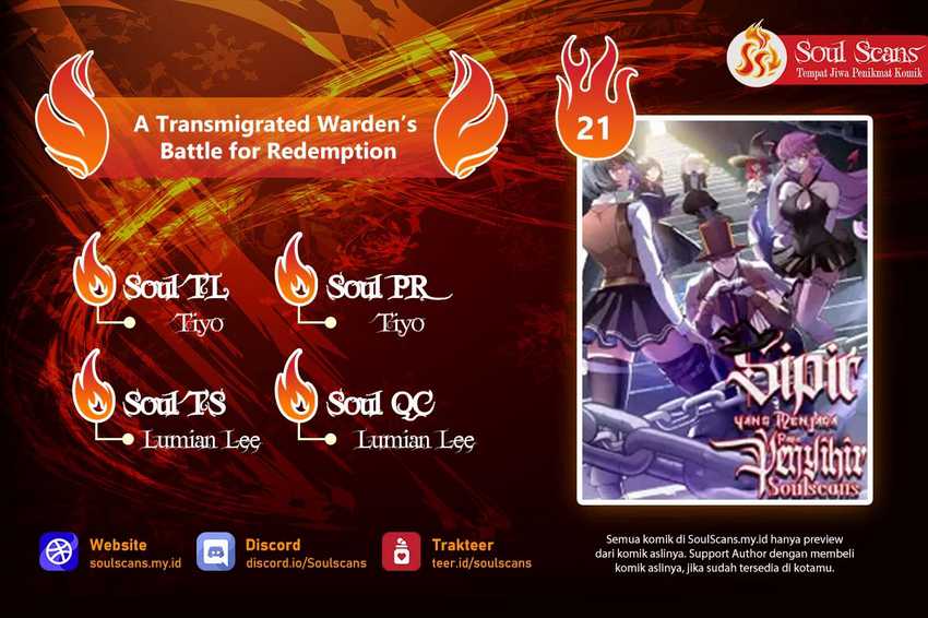 Komik A Transmigrated Warden’s Battle for Redemption Chapter 21 gambar nomor 1