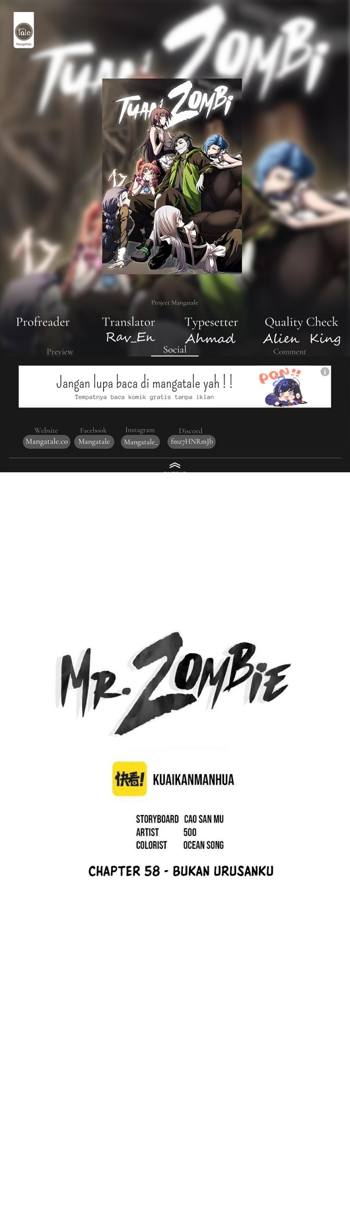 Komik Mr. Zombie Chapter 58 gambar nomor 1