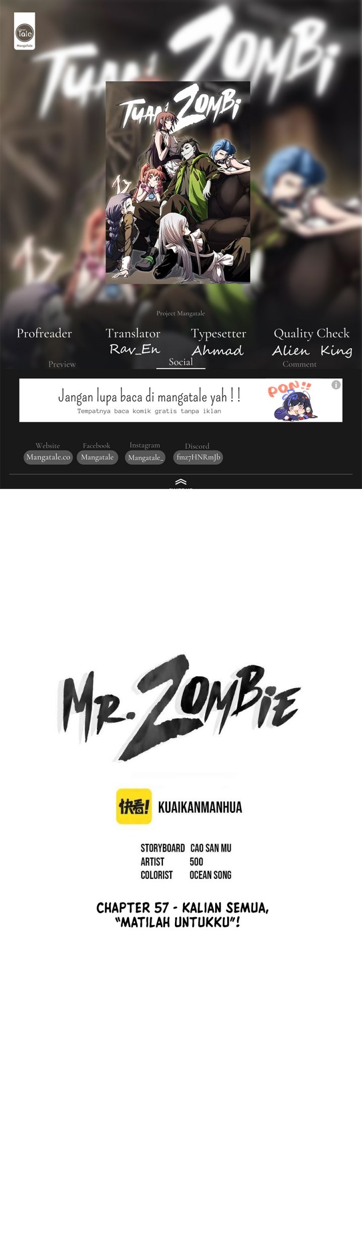 Komik Mr. Zombie Chapter 57 gambar nomor 1